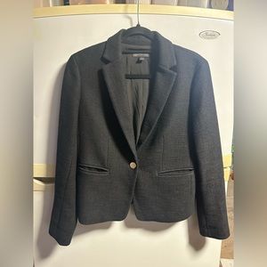 Ann Taylor Black Tweed Blazer